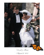 Butterfly Release Wedding Portrait E