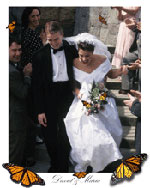 Butterfly Release Wedding Portrait G