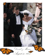 Butterfly Release Wedding Portrait H