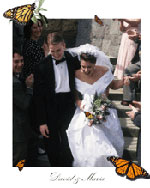 Butterfly Release Wedding Portrait J