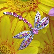 dragonfly bouquet jewel gift wedding favor