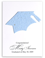plantabe seed paper flatcard for graduation