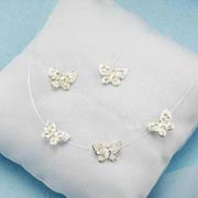 butterfly wedding jewelry for brides maids