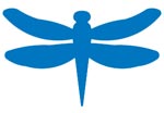 dragonfly shape plantable favor